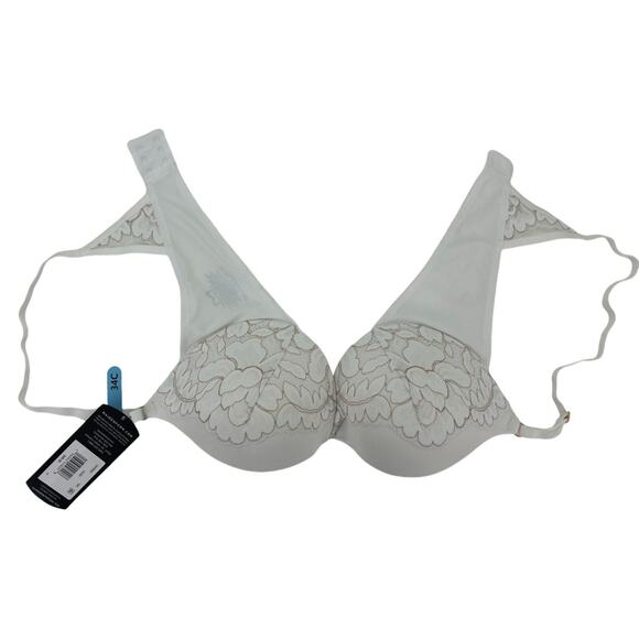 Maidenform Wonderbra Push Up & In Plunging Neckline Underwire Bra Size 34C NEW - Picture 2 of 7